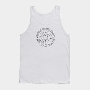 Line Art Daisy Tank Top